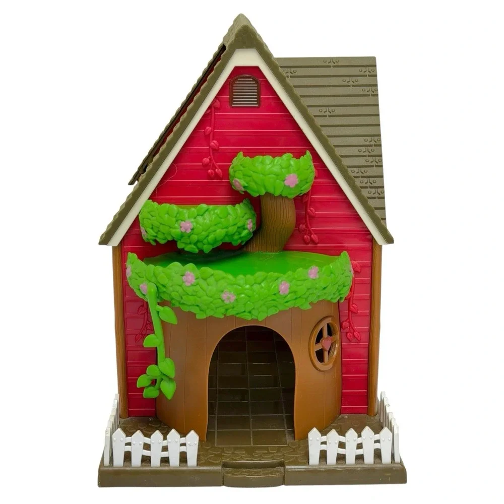 Li'l Woodzeez Woodland Schoolhouse Play Set Dollhouse  w/ 3 Figures READ*